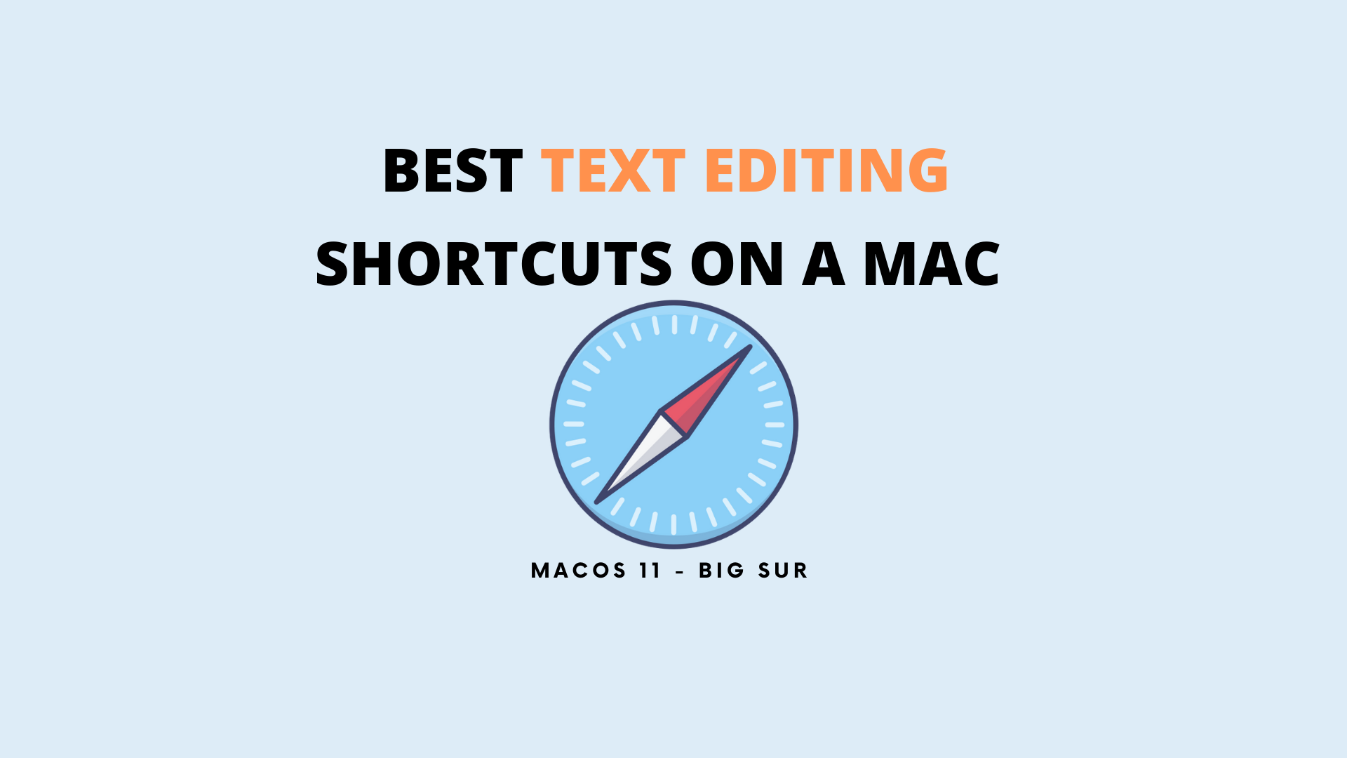 Best Text Editing Shortcuts on a Mac